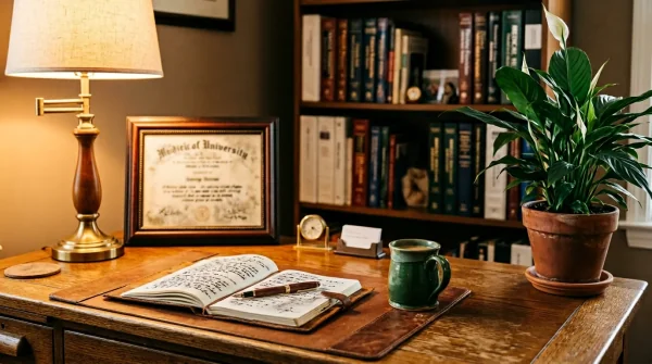 Physician speaking with a patient during a clinical visit